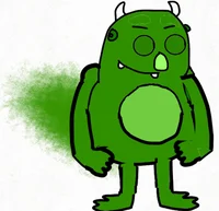 Farting monster