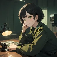 Cute Radio Operator 
