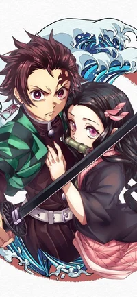 Tanjiro and Nezuko