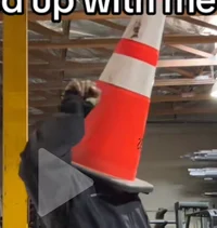 Cone head employee