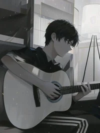 Musician boy