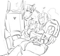 Ratchet and Optimus 