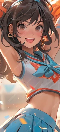 Tsundere cheerleader