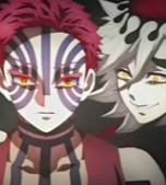 Akaza douma and Koku