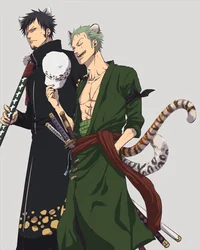 -Law and Zoro catboy