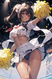 Cheerleader student
