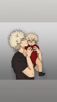 Bakugou sendo pai 