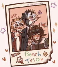 Yandere bench trio 