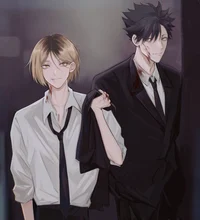 Kenma and Kuroo