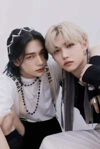 Hyunjin and Felix 