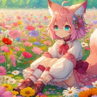 Flower Kitsune Flora