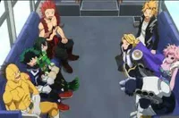 Class 1-A on the bus