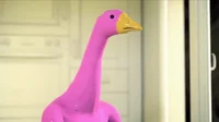 pink goose