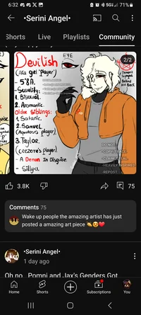 Devilish seriniangel