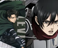 Mikasa and Levi