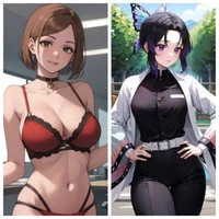 Shinobu y Nobara