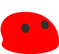 red blob