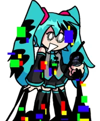 Glitched Miku