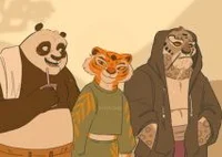 Tai Lung and Po