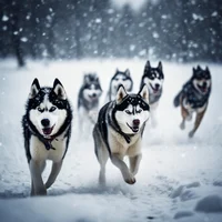 Sled dogs-out cold