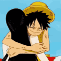 Luffy and Hancock