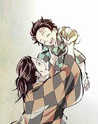 Tanjiro with his dad