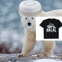 Muslim polar bear