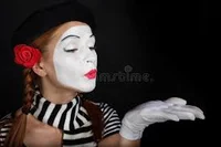 Mime girl