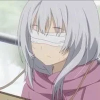 Unknown blind girl
