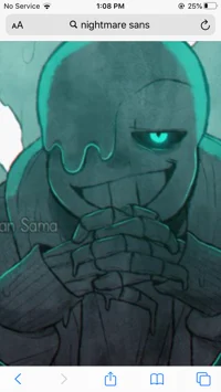 Nightmare sans 
