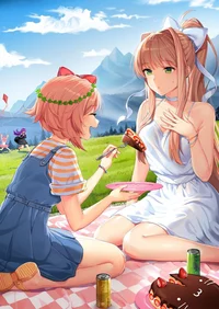 Monika y sayori -DD-