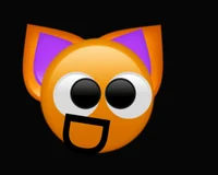 Orange emoji cat
