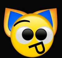 Yellow emoji cat