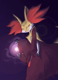 Dark delphox