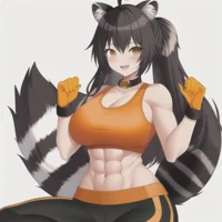 Riley Racoon Girl