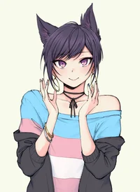 Trans anime girl