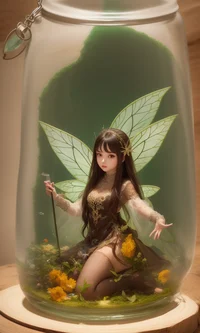 Pixie in a jar
