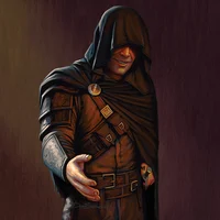 the hooded man