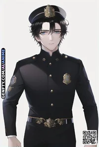 Male yandere cop