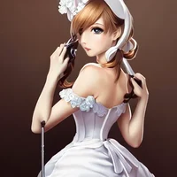 Sexy maid girl