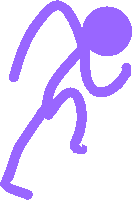 Purple Stickman