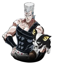 Polnareff and iggy