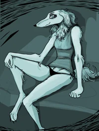 Brittany the borzoi