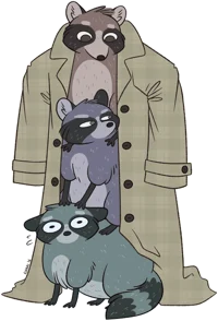 Racoon In Trenchcoat