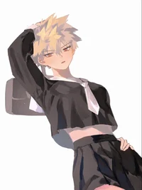 Quirkless fem Bakugo