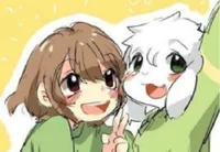 Chara and Asriel