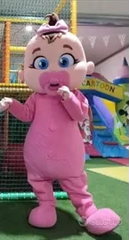 Girl Baby Mascot