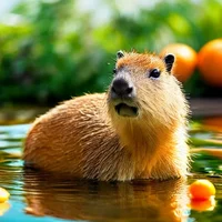 Baby capybara
