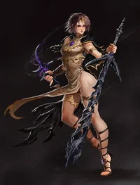 The gloom-eyed queen