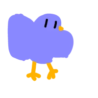 Purp the purple bird